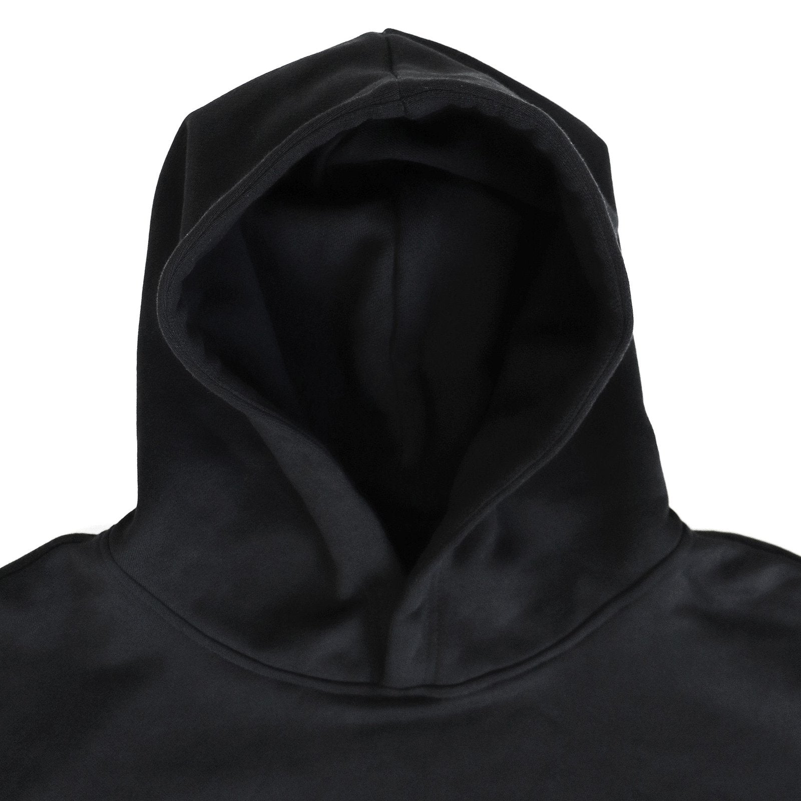 Oversized Blank Hoodie - Black