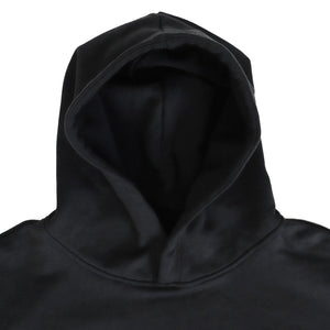 Plan Black Oversized Boxy Fit Hoodie made of French Terry